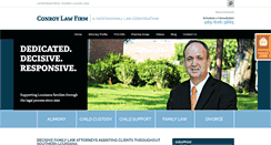 Desktop Screenshot of conroyfamilylaw.com